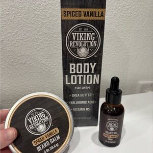 Revolution Spiced Vanilla Beard Balm and Oil Set